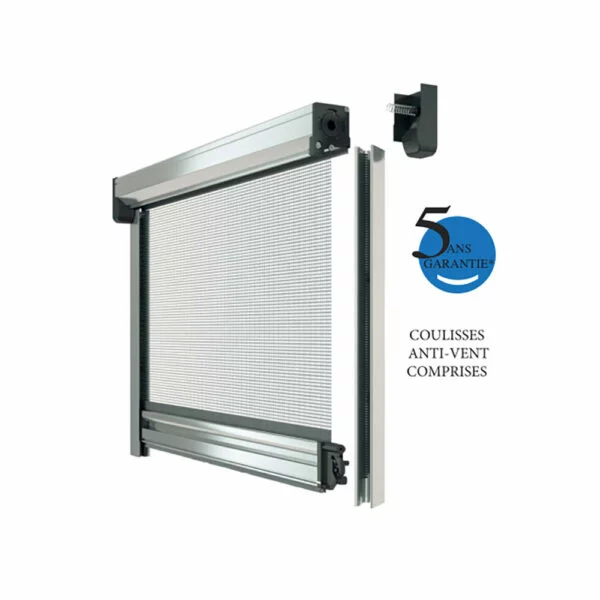 MOUSTIQUAIRE A ENROULEMENT VERTICAL FIRST 600X600 1 | Ck habitat fermetures FIRST 2 Audincourt